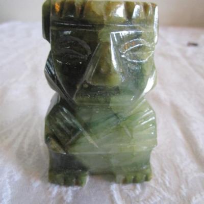 Vintage Mayan Stone Carving