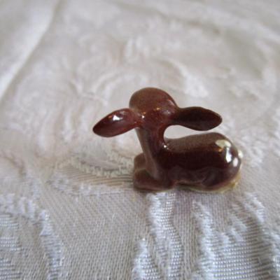 Vintage Hagen Renaker duck figurine, Hagen Renaker deer figurine