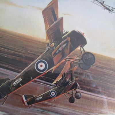 Picture of Sopwith Triplane Fighter Jetprint with frame and custom matting