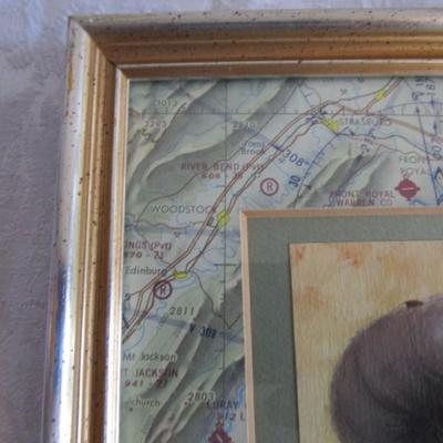 Vintage J. B. Deneen Wings of Glory Balloon busting SPAD 13 - 1917 framed with custom matting