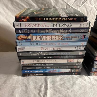 40” Vizio TV, Sony BluRay & DVDs (PB-MG)