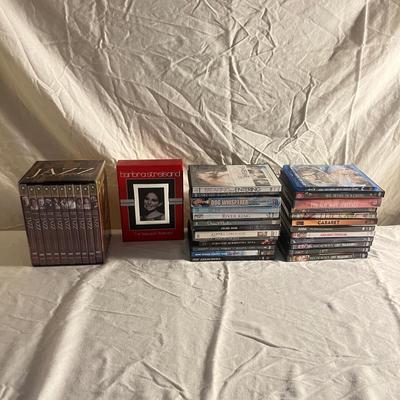 40” Vizio TV, Sony BluRay & DVDs (PB-MG)