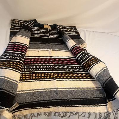 Two Woven Baskets, Serape & Blanket (LR-MG)