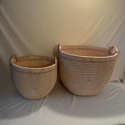 Two Woven Baskets, Serape & Blanket (LR-MG)