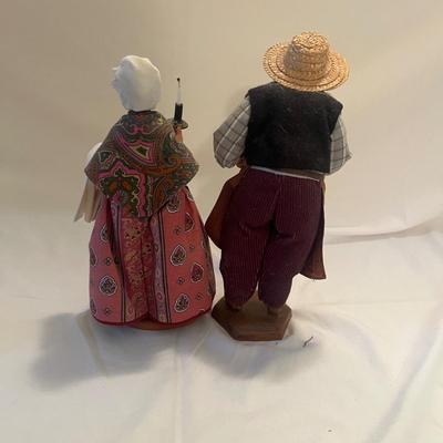 Pewter Tea Set & Two Ceramic Figurines (LR-MG)