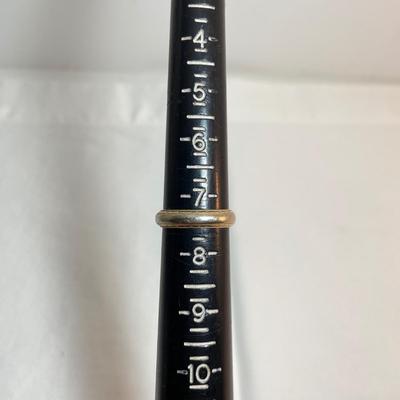 14k Wedding Band & Heart-Shaped Necklace (K-SS)