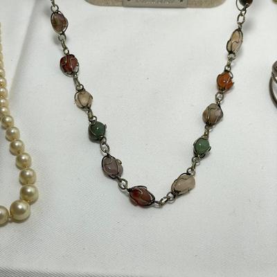 Stones, Shells & Pearls w/ Sterling and 12K (K-SS)