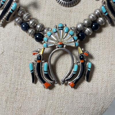 Native Style Squash Blossom and Other Sterling (K-SS)