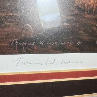 Thomas W. Lorimer Limited Edition Signed Print (GB-RG)