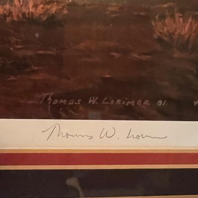 Thomas W. Lorimer Limited Edition Signed Print (GB-RG)