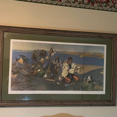 Ned Jacob ‘Grandfather Give Is Your Children’ Pencil Signed Print (GB-RG)