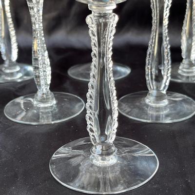 Lot 41 Lot of 8 Fostoria Goblets