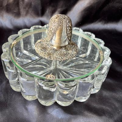 Lot 44 Heisey Crystolite Candy Box