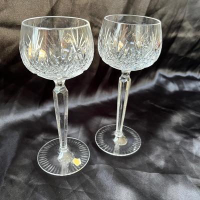 Lot 48 Crystal Hock Wine stems