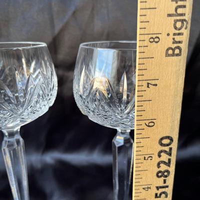 Lot 48 Crystal Hock Wine stems