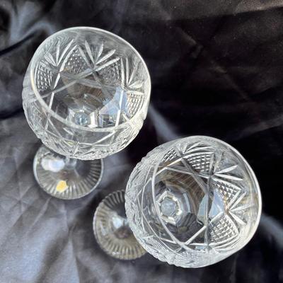 Lot 48 Crystal Hock Wine stems