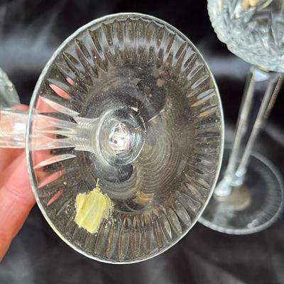 Lot 48 Crystal Hock Wine stems