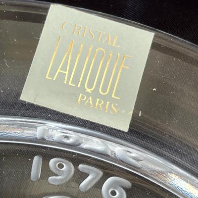 Lot 53 Lalique Plate and bowl