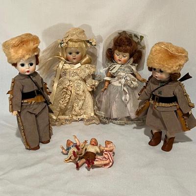 Ginny Vogue, Davy Crockett & Bisque Dolls (BD-RG)