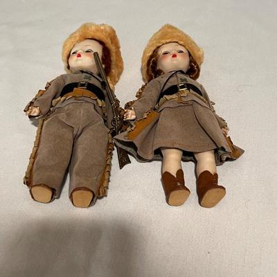Ginny Vogue, Davy Crockett & Bisque Dolls (BD-RG)