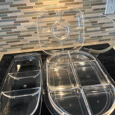 Acrylic entertaining pieces