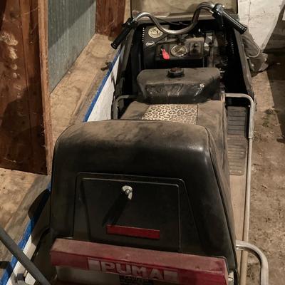 1971 Vintage Puma snowmobile