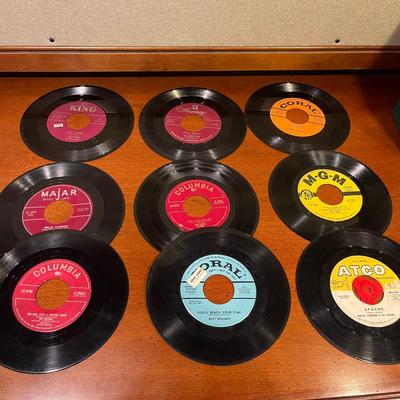 Vintage 45 Vinyl Records- Elvis, Beach Boys... (BC-MG)