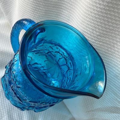 Lot 59 Indiana Glass Floral Pitcher