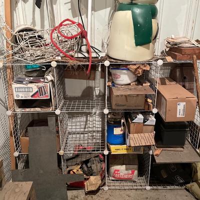 Wall of misc items