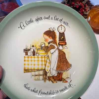 Fall decor, glass pumpkin