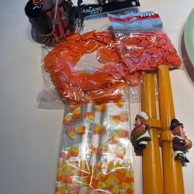 Fall decor, glass pumpkin