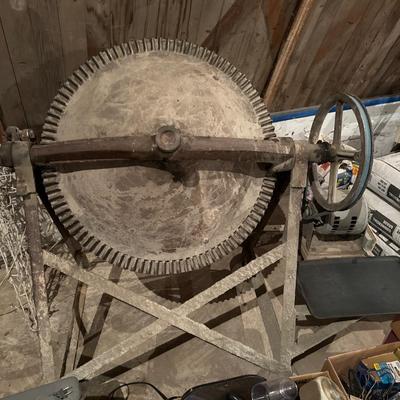 Concrete Mixer with cement mix
