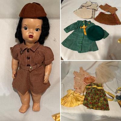 Terri Lee Doll Plus Large Assortment of Clothes (BD-RG)