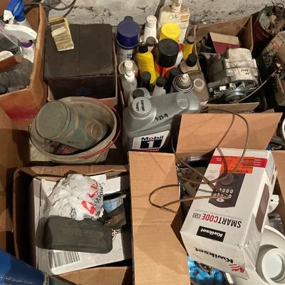 This whole corner is full of fluids, an other shop items