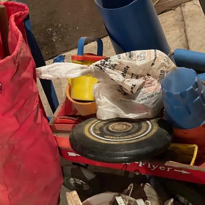 Croquet in bag and wagon