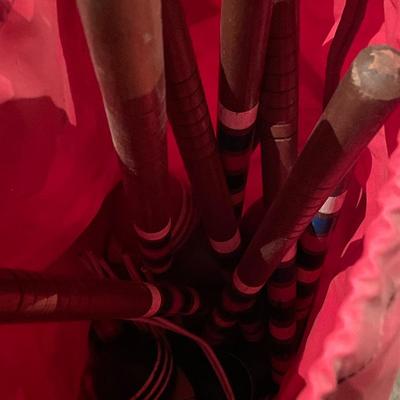 Croquet in bag and wagon