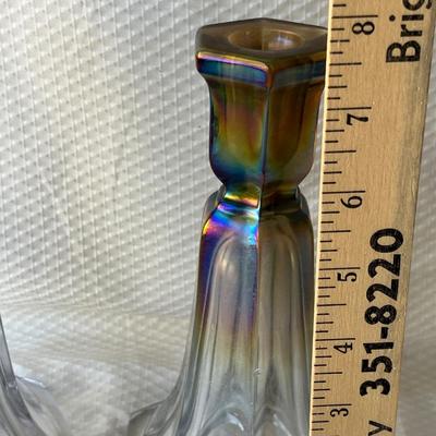 Lot 67 Imperial GlassCarnival Glass Candles