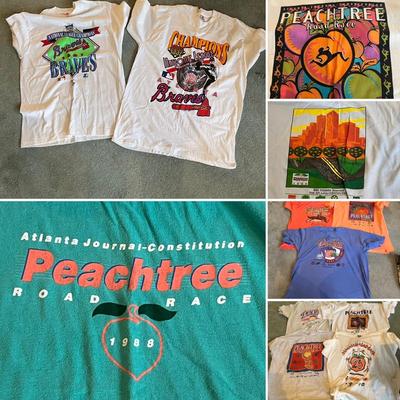 Atlanta Braves & Peachtree Road Race T-Shirts (BD-RG)