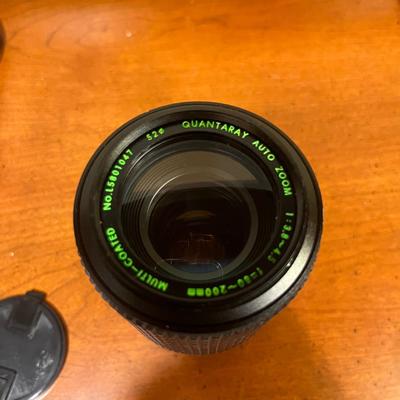Canon AE1 35MM Camera with Extra Lenses & Accessories (BC-MG)