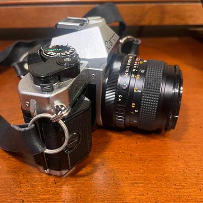 Canon AE1 35MM Camera with Extra Lenses & Accessories (BC-MG)