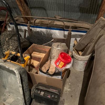 Car ramps, Dolly, Tires , Battery and misc