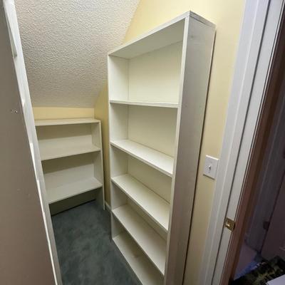 Four Wooden Shelving Units (BC-MG)