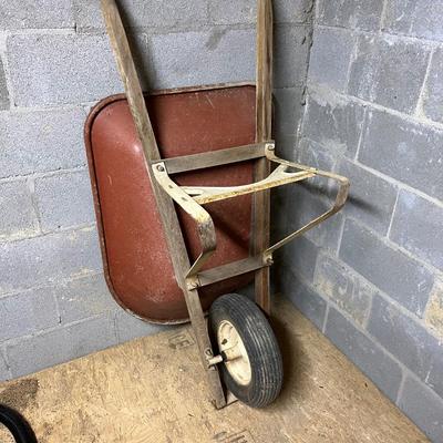 Metal Wheelbarrow & Scott’s Seed Spreader (BWS-RG)