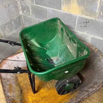 Metal Wheelbarrow & Scott’s Seed Spreader (BWS-RG)