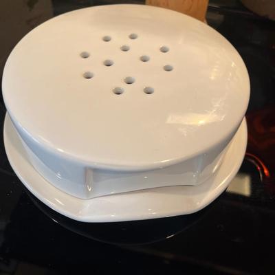 Fuller Pottery Musical Decanter, Amberina Art glass bowl, Creazioni Silverstri Art vase bottle