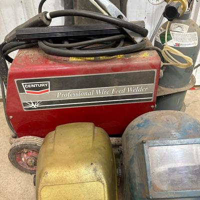 Century Wire Feed Welder with accessories