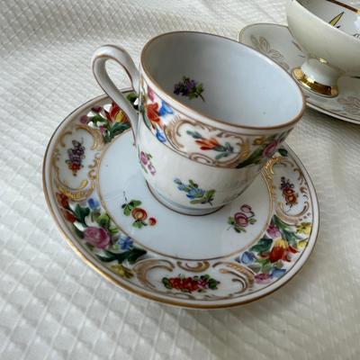 Lot 73 Bone China Cups & Saucers