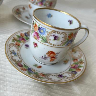 Lot 74 Dresden Tea Set