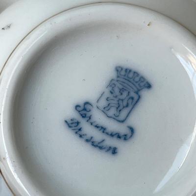 Lot 74 Dresden Tea Set