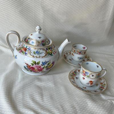 Lot 74 Dresden Tea Set